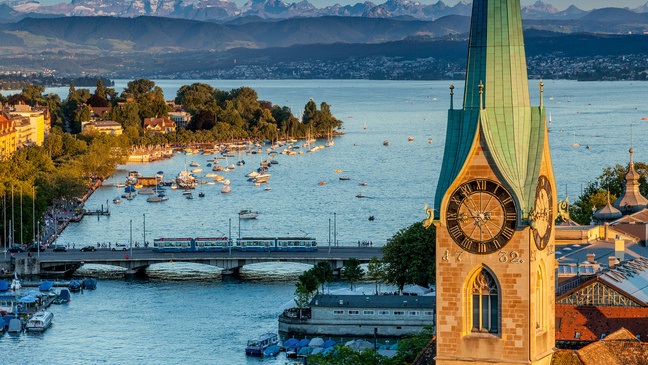 苏黎世-瑞士旅游城市之苏黎世(Zurich),欧洲