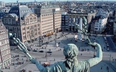 荷兰阿姆斯特丹旅游：达姆广场-国家纪念碑