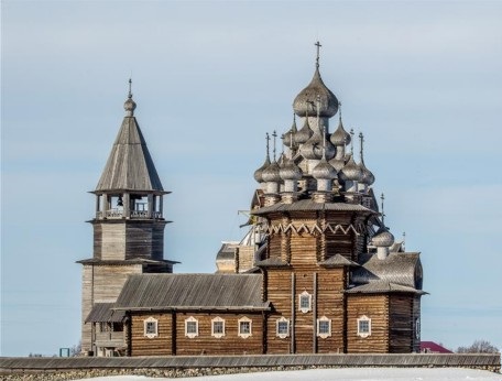 基日岛:俄罗斯卡累利阿共和国世界文化遗产基日岛木结构教堂,欧洲,欧洲网