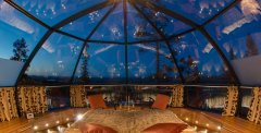 芬兰北欧奢华之旅LuxuryAction定制旅行:仿科塔kota帐篷野营夜宿