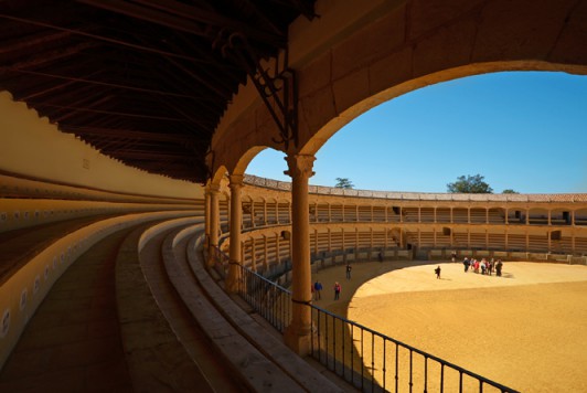安达卢西亚休闲活动:龙达斗牛场Plaza de Toro de Ronda-西班牙斗牛,欧洲,欧洲网