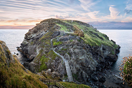 廷塔哲Tintagel:英国Cornwall郡的廷塔哲城堡-守望亚瑟王的古堡,欧洲,欧洲网