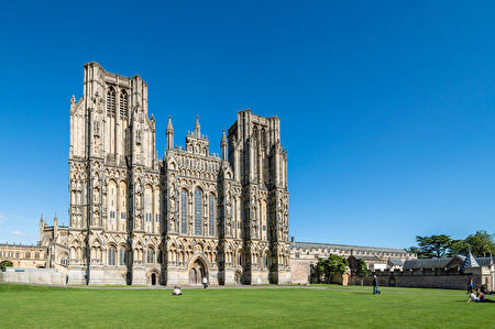 威尔斯大教堂Wells Cathedral:英国萨默塞特Somerset乡村地标性建筑,欧洲,欧洲网