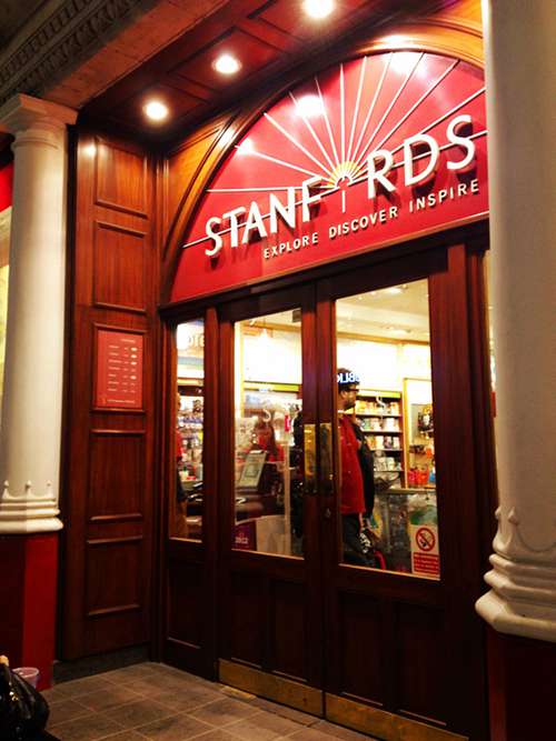 英国伦敦百年旅游书店Stanfords:世界最大的旅行主题书店Stanfords,欧洲