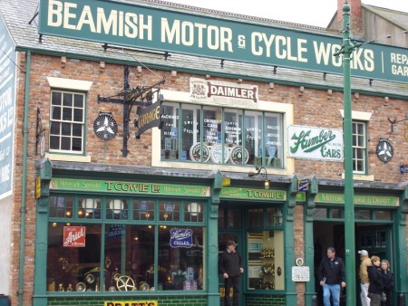 英国碧米什Beamish Museum露天博物馆-1913年市镇:糖果店,杂货铺,,欧洲,欧洲网