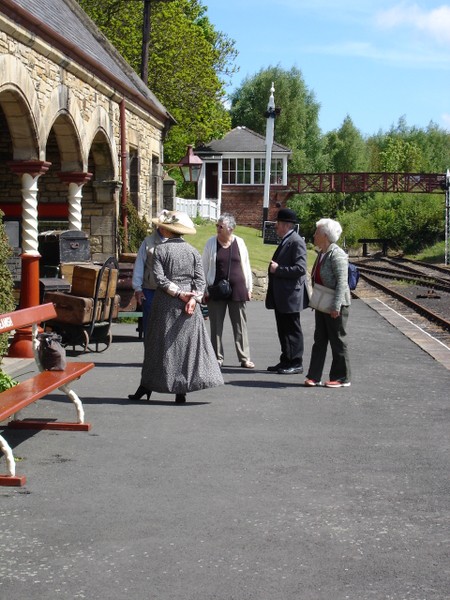 英国County Durham露天博物馆-碧米什Beamish Museum:1913年的火车站,欧洲,欧洲网