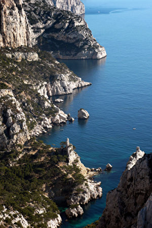 法国峡湾国家公园:马赛南海岸卡朗格湾区Massif des Calanques,欧洲,欧洲网