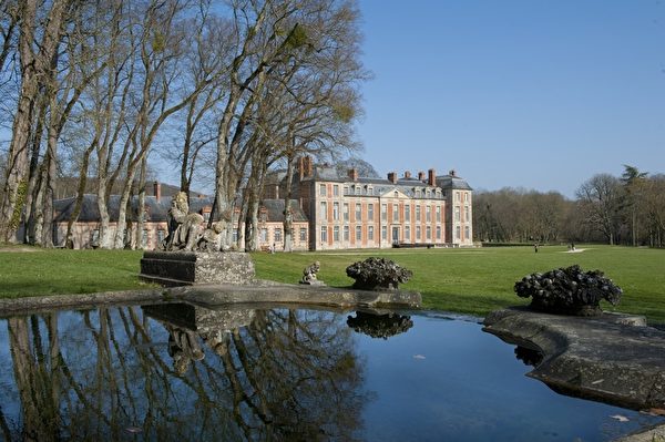 法国瑞讷Juine河谷区的古堡-夏玛朗德城堡Le château de Chamarande,欧洲,欧洲网