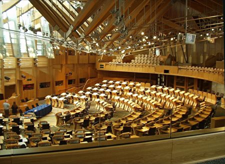 英国爱丁堡苏格兰老镇Old Town的苏格兰议会The Scottish Parliament,欧洲,欧洲网