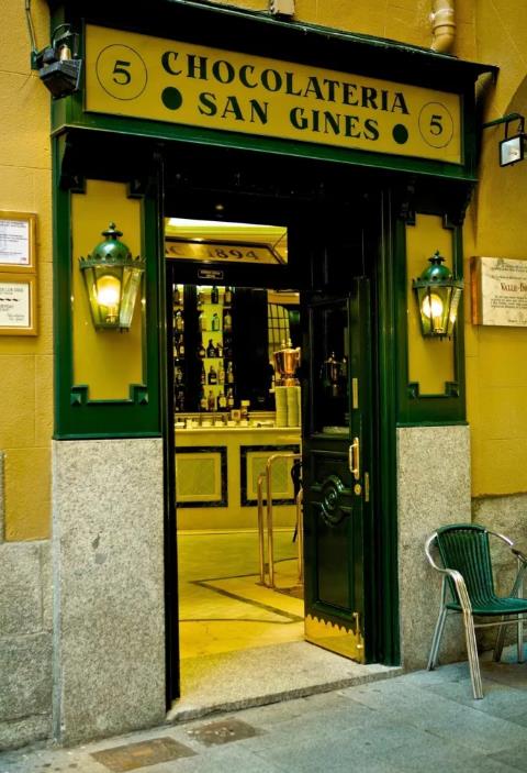 西班牙马德里饭后甜点：San Ginés巧克力店，San Onofre点心店,咖啡屋,欧洲,欧洲网