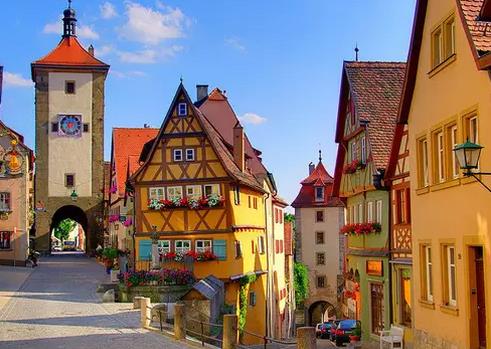 罗腾堡Rothenburg：德国中世纪明珠-红色古堡小镇罗腾堡,欧洲,欧洲网