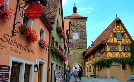 罗腾堡Rothenburg：德国中世纪明珠-红色古堡小镇罗腾堡,欧洲