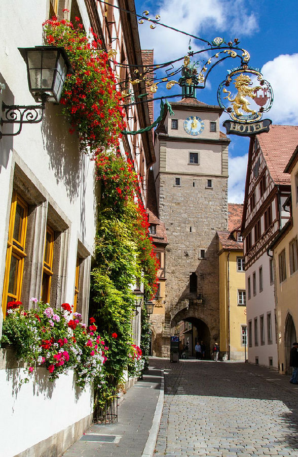 罗腾堡Rothenburg：德国中世纪明珠-红色古堡小镇罗腾堡,欧洲,欧洲网