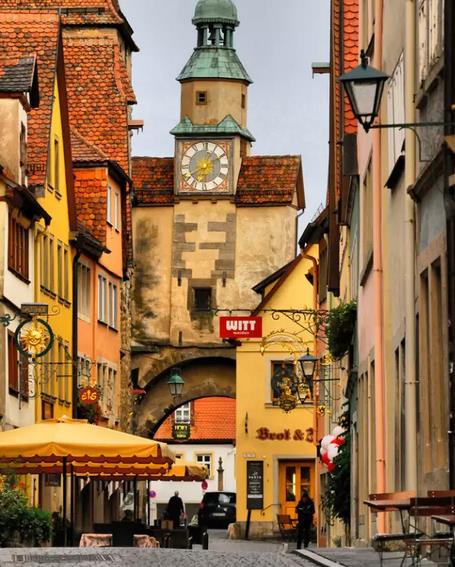 罗腾堡Rothenburg：德国中世纪明珠-红色古堡小镇罗腾堡,欧洲,欧洲网