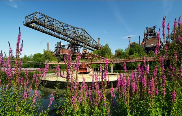 德国杜伊斯堡-诺德景观花园LandschaftsparkDuisburg-Nord-冶炼厂改建,欧洲,欧洲网