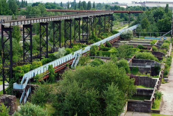 德国杜伊斯堡-诺德景观花园LandschaftsparkDuisburg-Nord-冶炼厂改建,欧洲,欧洲网