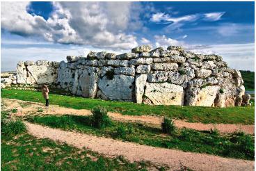 吉干提亚巨石神庙Xagħra, Gozo：马耳他戈佐岛吉干提亚巨石神庙,欧洲,欧洲网