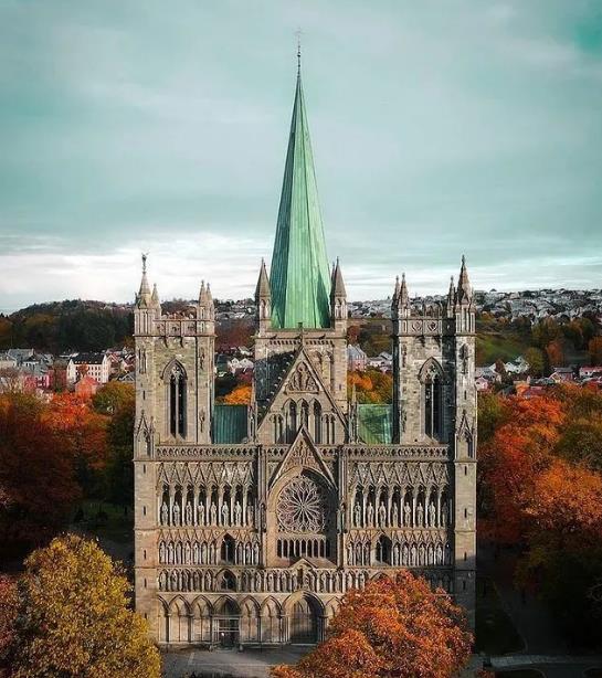 世界最北端的哥特式大教堂:挪威尼达罗斯大教堂Nidaros Cathedral,欧洲,欧洲网
