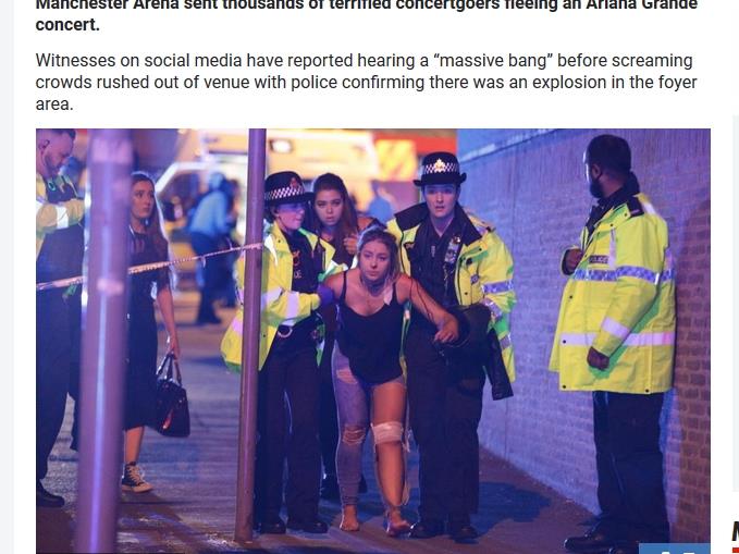 美国艺人爱莉安娜·格兰德Ariana Grande曼彻斯特演唱会后发生爆炸,欧洲,欧洲网
