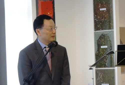 驻斯洛伐克大使林琳出席斯洛伐克日利纳国际环保海报展,欧洲,欧洲网